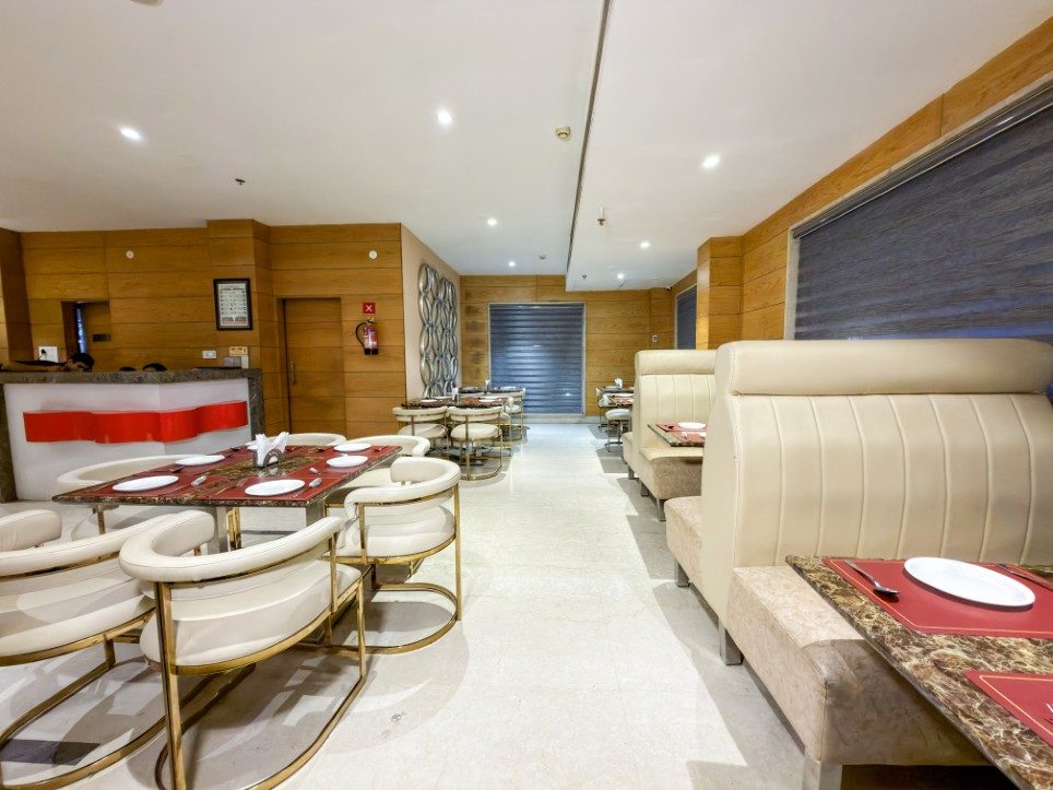 The dining room at Sakun, Hotel Sawera Grand, Amritsar