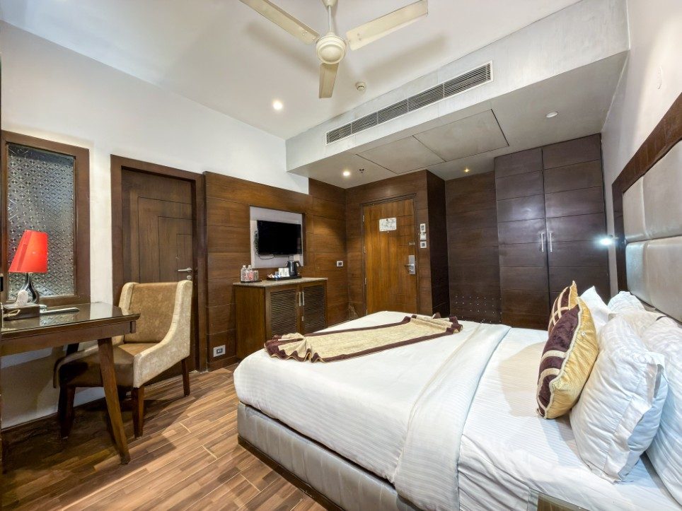 The Executive Room seen from the door, Hotel Sawera Grand, Amritsar